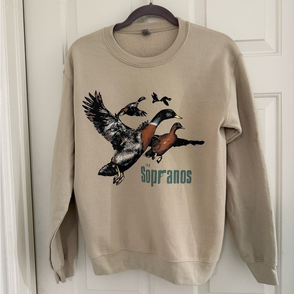 The Sopranos Duck Graphic Crewneck Sweatshirt S - Picture 2 of 7